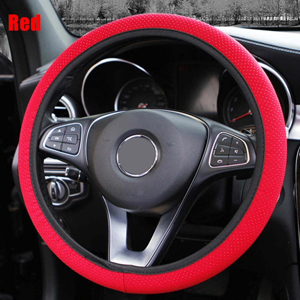 Car Steering Wheel Cover The Steering Wheel Cover Case Skidproof Protector Anti-Slip Universal Car Accessories
Car Steering Wheel Cover The Steering Wheel Cover Case Skidproof Protector Anti-Slip Universal Car Accessories
