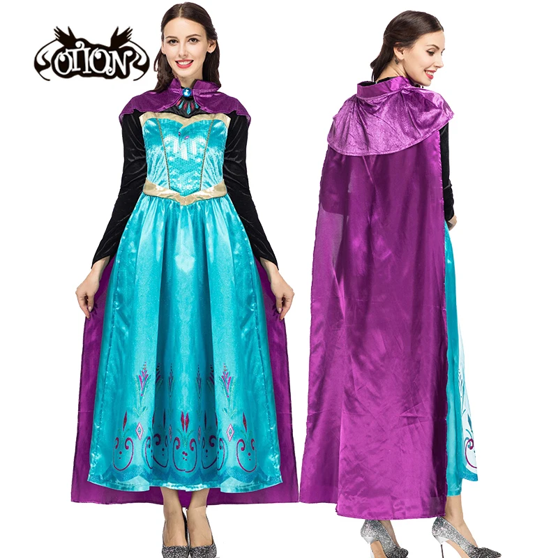 With cloak Cosplay Costume Snow Queen Princess Costume Halloween costume Princess Dresses for Adul
With cloak Cosplay Costume Snow Queen Princess Costume Halloween costume Princess Dresses for Adul