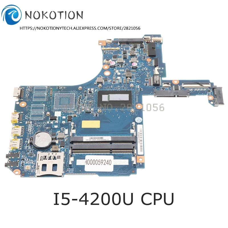 Основная плата для TOSHIBA Satellite P55 P55T Материнская ноутбука I5-4200U процессор DDR3L VGST/VGSTG MB