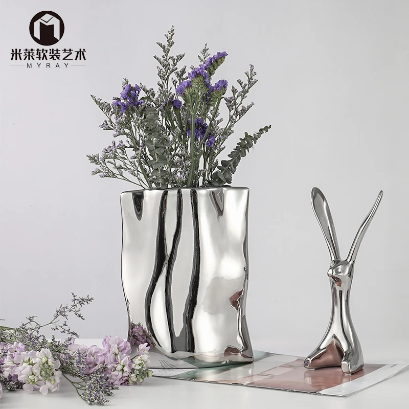 Nordic Wedding Vase Ceramic Luxury Dry Flower Shabby Chic Plant Vase Aesthetic Room Decor Floreros Office Accessories BI50VS
Nordic Wedding Vase Ceramic Luxury Dry Flower Shabby Chic Plant Vase Aesthetic Room Decor Floreros Office Accessories BI50VS