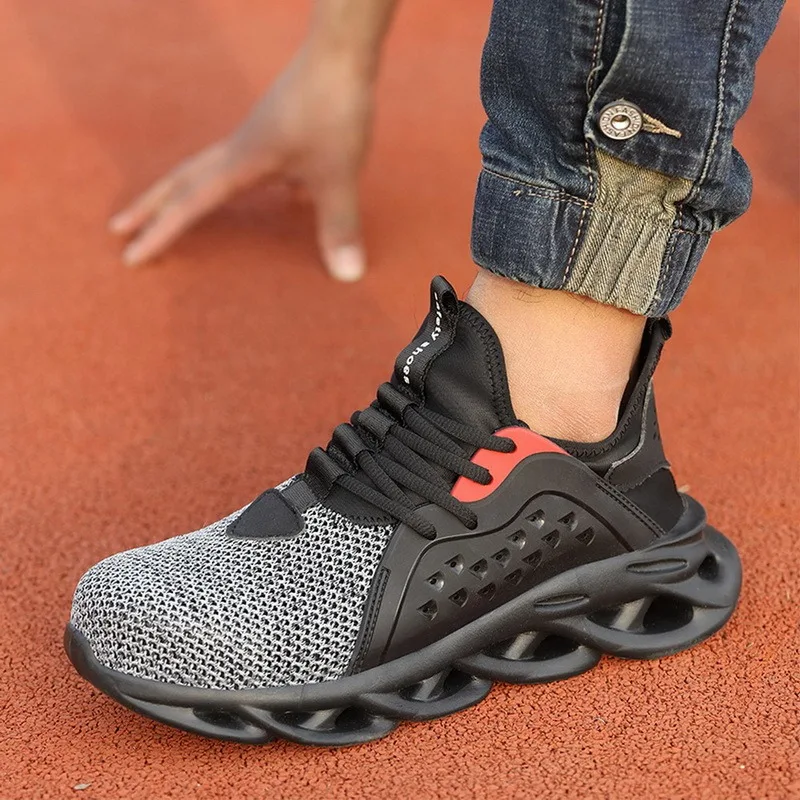 Men Hollow Stretch Sole Sports Shoes Flying Woven Fabric Comfortable Outdoor Running Sneakers Mens Puncture Proof Safety Shoes
Men Hollow Stretch Sole Sports Shoes Flying Woven Fabric Comfortable Outdoor Running Sneakers Mens Puncture Proof Safety Shoes