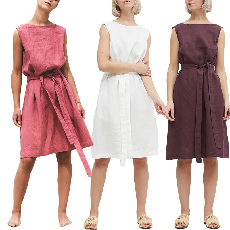 dresses for women COTTON Linen Casual A-LINE Knee-Length backness lace up Summer dress for women
dresses for women COTTON Linen Casual A-LINE Knee-Length backness lace up Summer dress for women