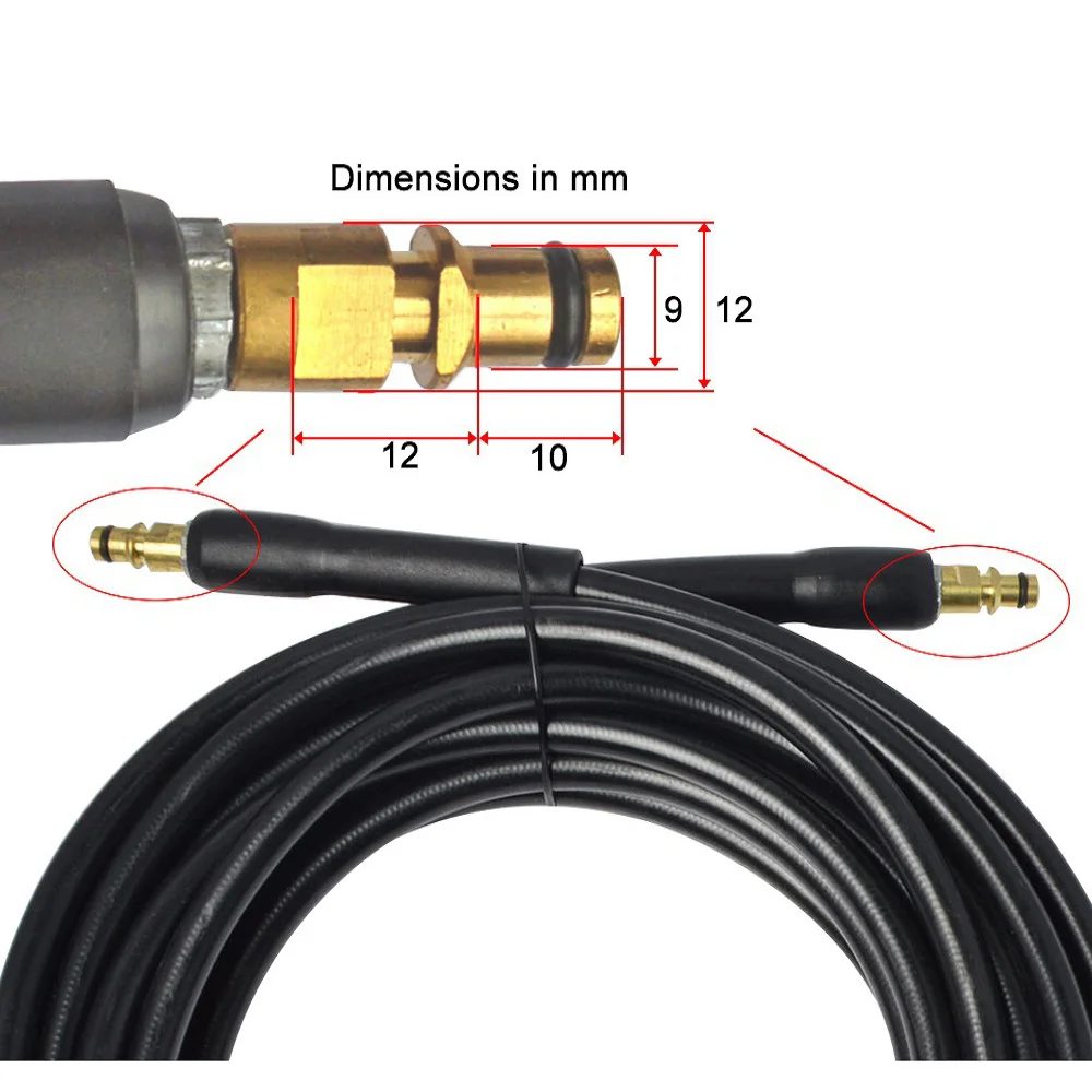 Hose Extension Connector Engineering Plastic Material For Karcher K-Series High Pressure Washer Water Car Cleaning Hose
Hose Extension Connector Engineering Plastic Material For Karcher K-Series High Pressure Washer Water Car Cleaning Hose