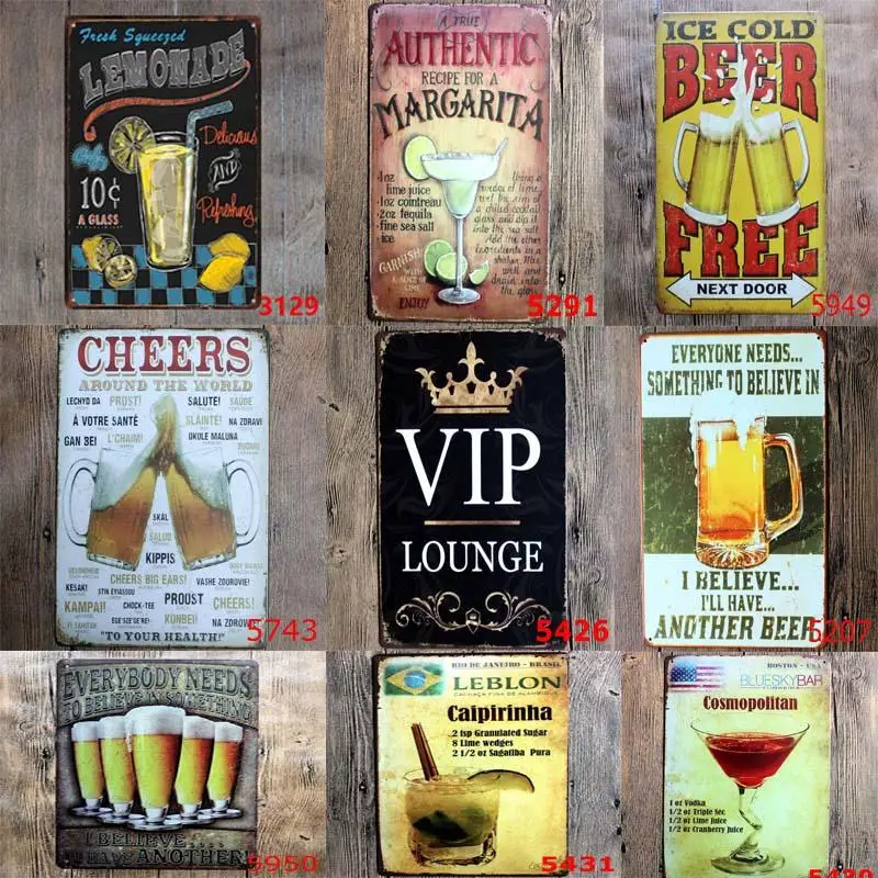 New BEER VIP Retro Metal Tin Signs Cocktail Plaque For Pub Bar Club Cave Wall Art Decor Vintage Posters Iron Painting
New BEER VIP Retro Metal Tin Signs Cocktail Plaque For Pub Bar Club Cave Wall Art Decor Vintage Posters Iron Painting