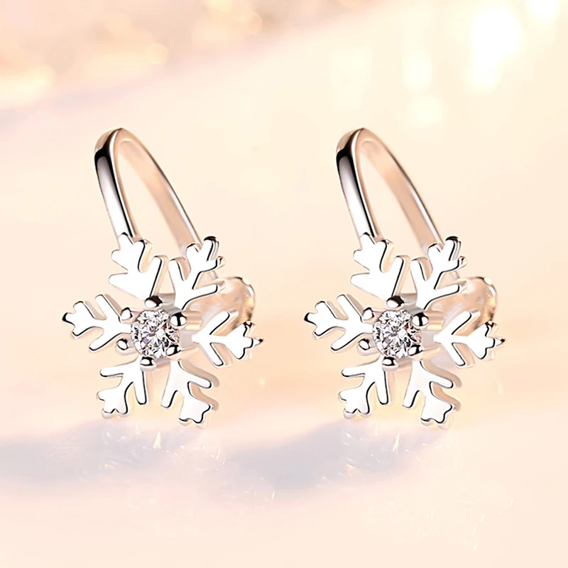 Girls' Lovely Ice Festival Gift Flower Clip Earrings Romantic Snowflake Simple Cuff Earrings Female Charming Earring Jewelry
Girls' Lovely Ice Festival Gift Flower Clip Earrings Romantic Snowflake Simple Cuff Earrings Female Charming Earring Jewelry