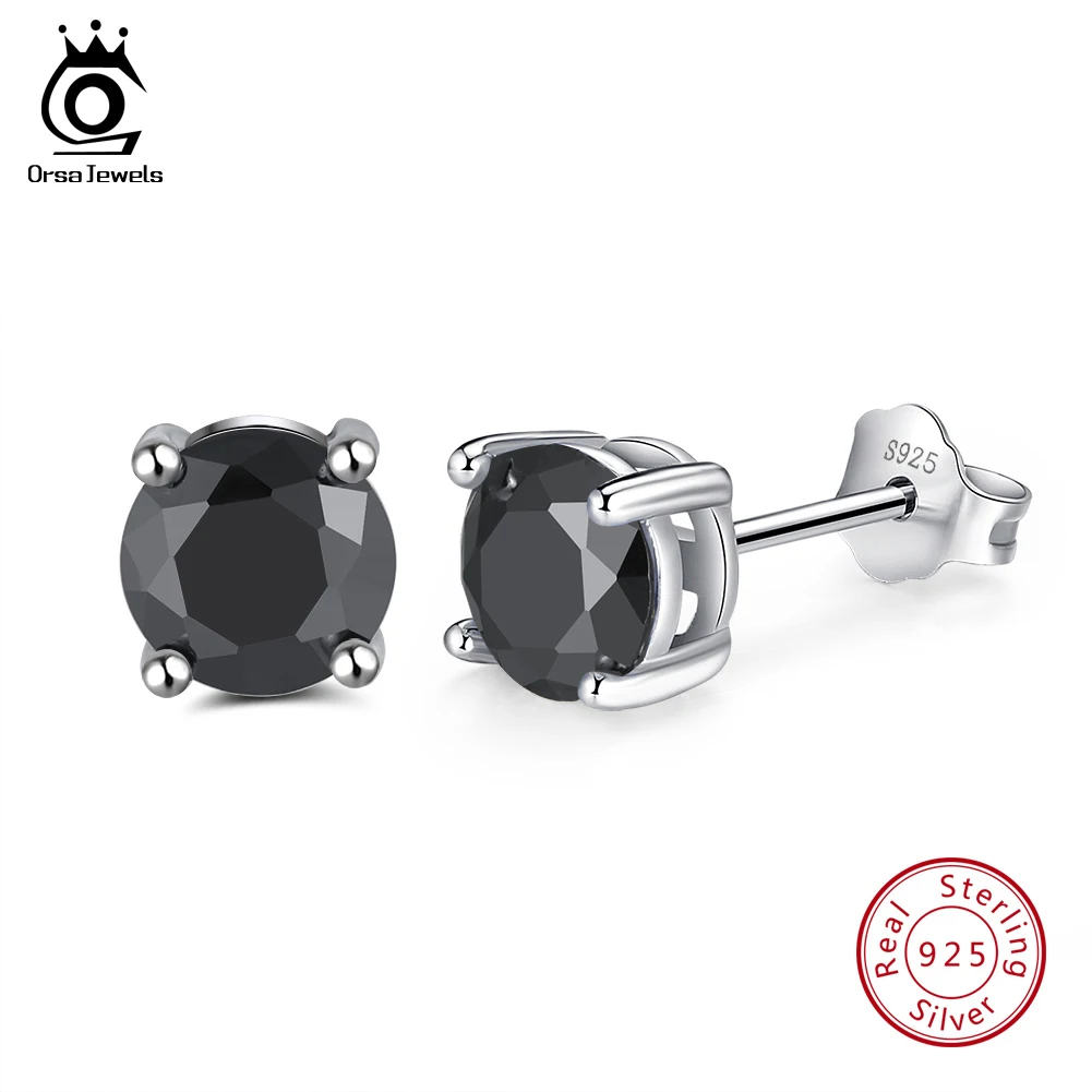 ORSA JEWELS, женские серьги-гвоздики из стерлингового серебра 925 пробы, простые серьги из черного кубического циркония ААА, модные ювелирные изде...
ORSA JEWELS, женские серьги-гвоздики из стерлингового серебра 925 пробы, простые серьги из черного кубического циркония ААА, модные ювелирные изде...