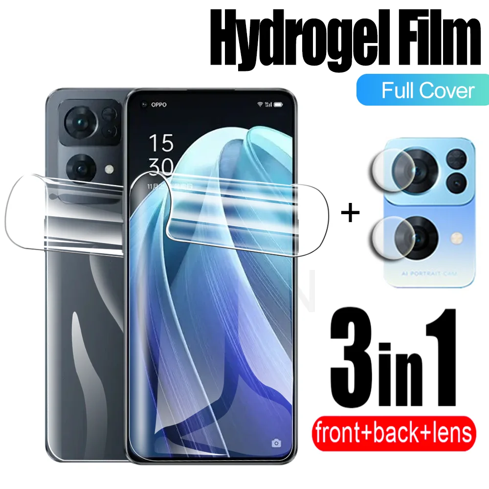 3in1 For Oppo reno 7 7pro 5G HD Front Hydrogel Film Case For Oppo reno 7se 5G PFCM00 Screen Protector Camera Lens Film
3in1 For Oppo reno 7 7pro 5G HD Front Hydrogel Film Case For Oppo reno 7se 5G PFCM00 Screen Protector Camera Lens Film