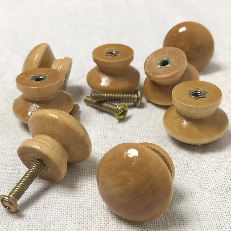 12Pcs Wooden Knob Drawer Pulls Cabinet Wardrobe Handle Round Knobs Kitchen Furniture Hardware Wholesale Lot Small Large
12Pcs Wooden Knob Drawer Pulls Cabinet Wardrobe Handle Round Knobs Kitchen Furniture Hardware Wholesale Lot Small Large