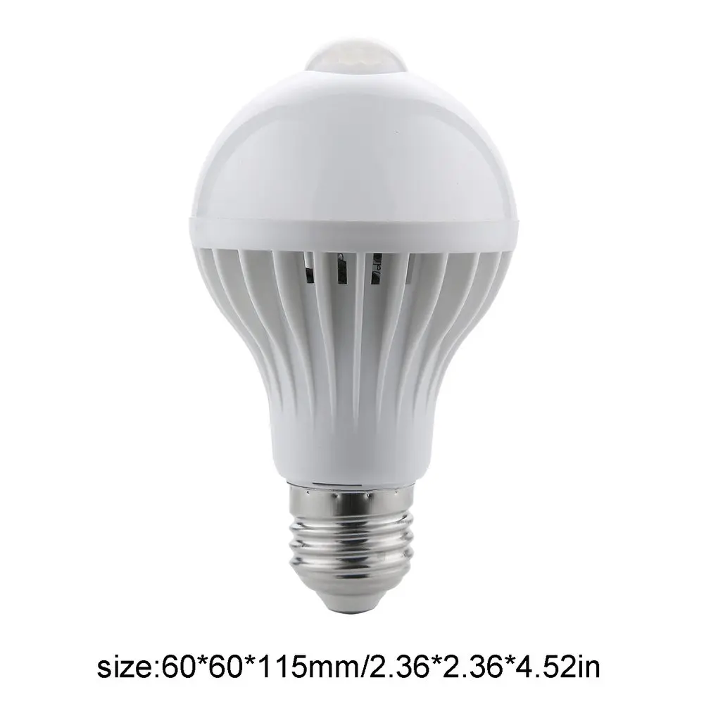 LED PIR Motion Sensor Lamp 220V LED Bulb Auto Smart Intelligent PIR Infrared Body Motion Sensor Light E27 Socket
LED PIR Motion Sensor Lamp 220V LED Bulb Auto Smart Intelligent PIR Infrared Body Motion Sensor Light E27 Socket