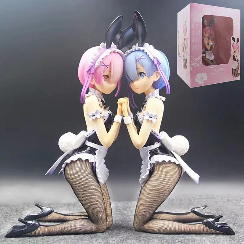 30CM Anime Figure Re:Life In a Different World From Zero Ram&Rem Action Figure Maid Outfit Bunny Girl Ram PVC Model Toys Figure
30CM Anime Figure Re:Life In a Different World From Zero Ram&Rem Action Figure Maid Outfit Bunny Girl Ram PVC Model Toys Figure