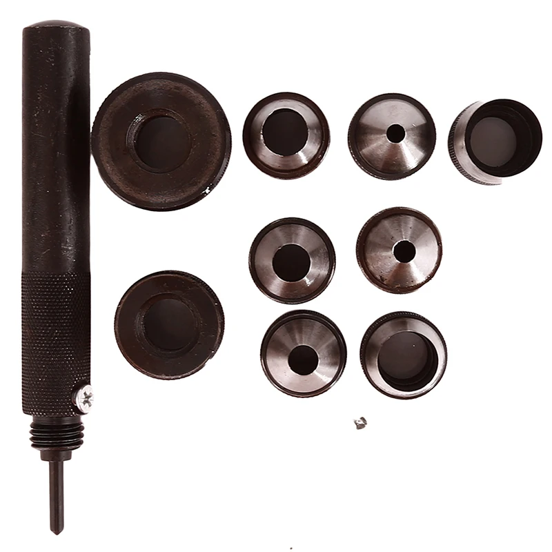 DIY Handmade Belt Punching Leather Handicraft Punch Set Leather Hole Punch Drilling Tools Leather Accessorize 10PCS
DIY Handmade Belt Punching Leather Handicraft Punch Set Leather Hole Punch Drilling Tools Leather Accessorize 10PCS