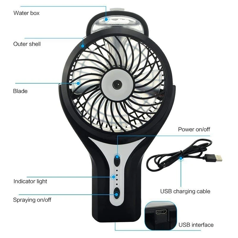 Mini Handheld USB Misting Fan with Personal Cooling Mist Humidifier Rechargeable Portable Mini Misting Cooling Fan for Home Offi
Mini Handheld USB Misting Fan with Personal Cooling Mist Humidifier Rechargeable Portable Mini Misting Cooling Fan for Home Offi