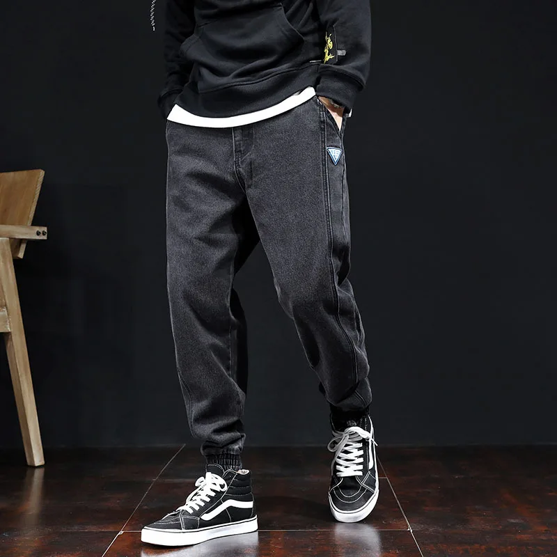 Хип хоп синие джинсы мужские уличные штаны шаровары Dsq Kpop Jogger корейский стиль