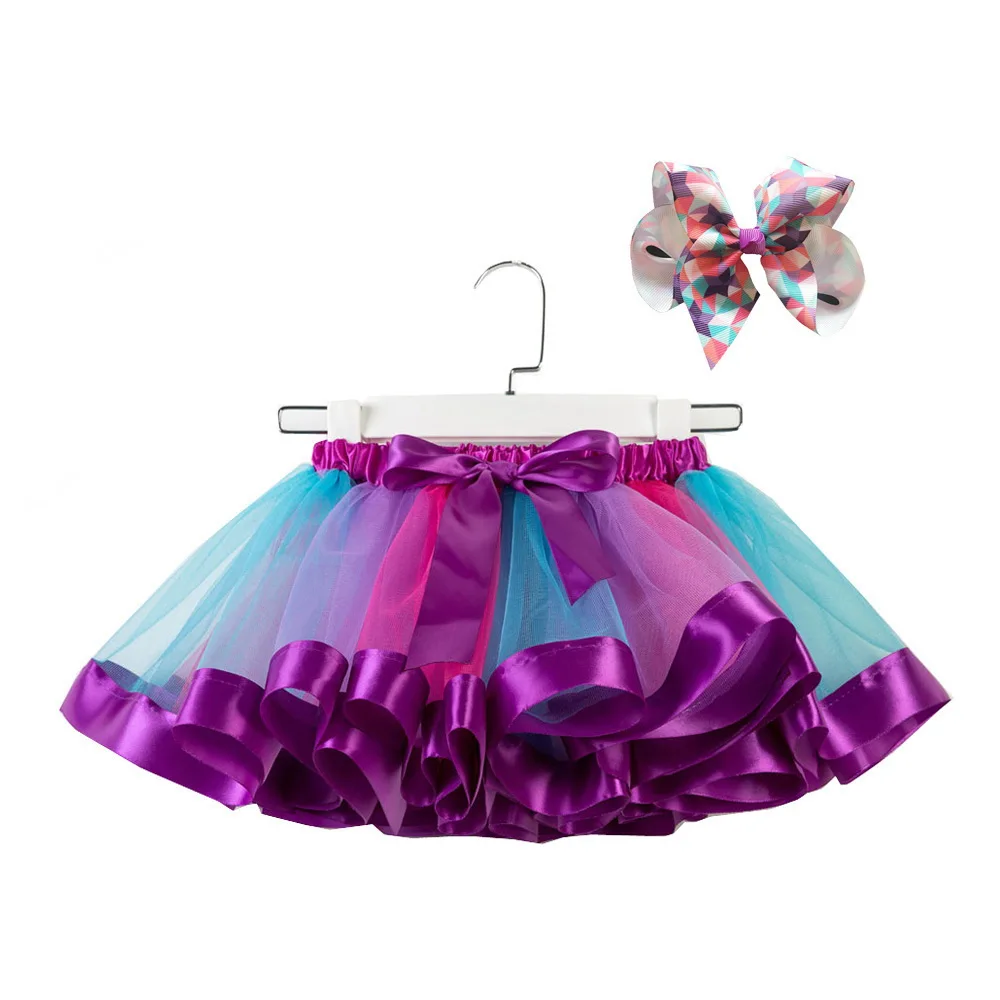Rainbow Tutuskirt for Baby Girl Colorful Fluffy Skirt with free Hair Clip Cute Dress Baby Clothes 2-11 Years CW002
Rainbow Tutuskirt for Baby Girl Colorful Fluffy Skirt with free Hair Clip Cute Dress Baby Clothes 2-11 Years CW002