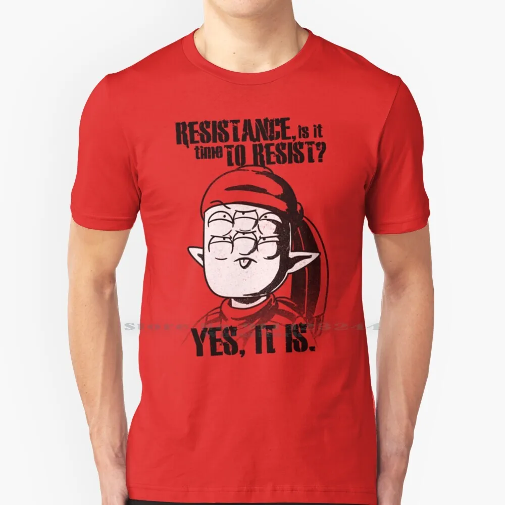 

Time To Resist T Shirt Cotton 6XL Serie Cartoon Geek Tribore Menendez Galaxy Che Guevara Resistance Inspirational Epic Popular