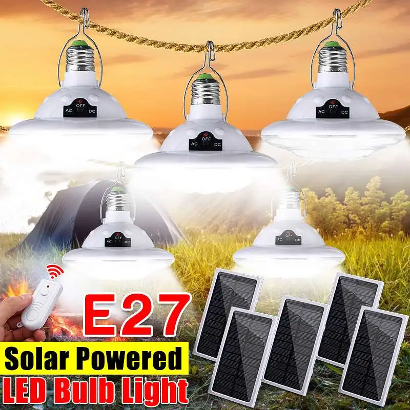 E27 300W Rechargeable 22LED Bulb Lamp Remote Control Solar Charge Lantern Portable Emergency Night Market Light Outdoor Camping
E27 300W Rechargeable 22LED Bulb Lamp Remote Control Solar Charge Lantern Portable Emergency Night Market Light Outdoor Camping