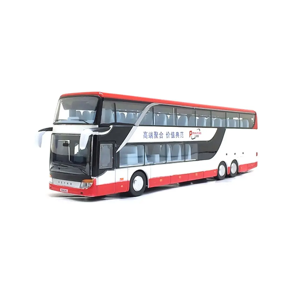 High Quality Travel Bus Alloy Model Designed For Skylights Interior Is Bright Double-decker Sound And Light Model Children's Toy
High Quality Travel Bus Alloy Model Designed For Skylights Interior Is Bright Double-decker Sound And Light Model Children's Toy