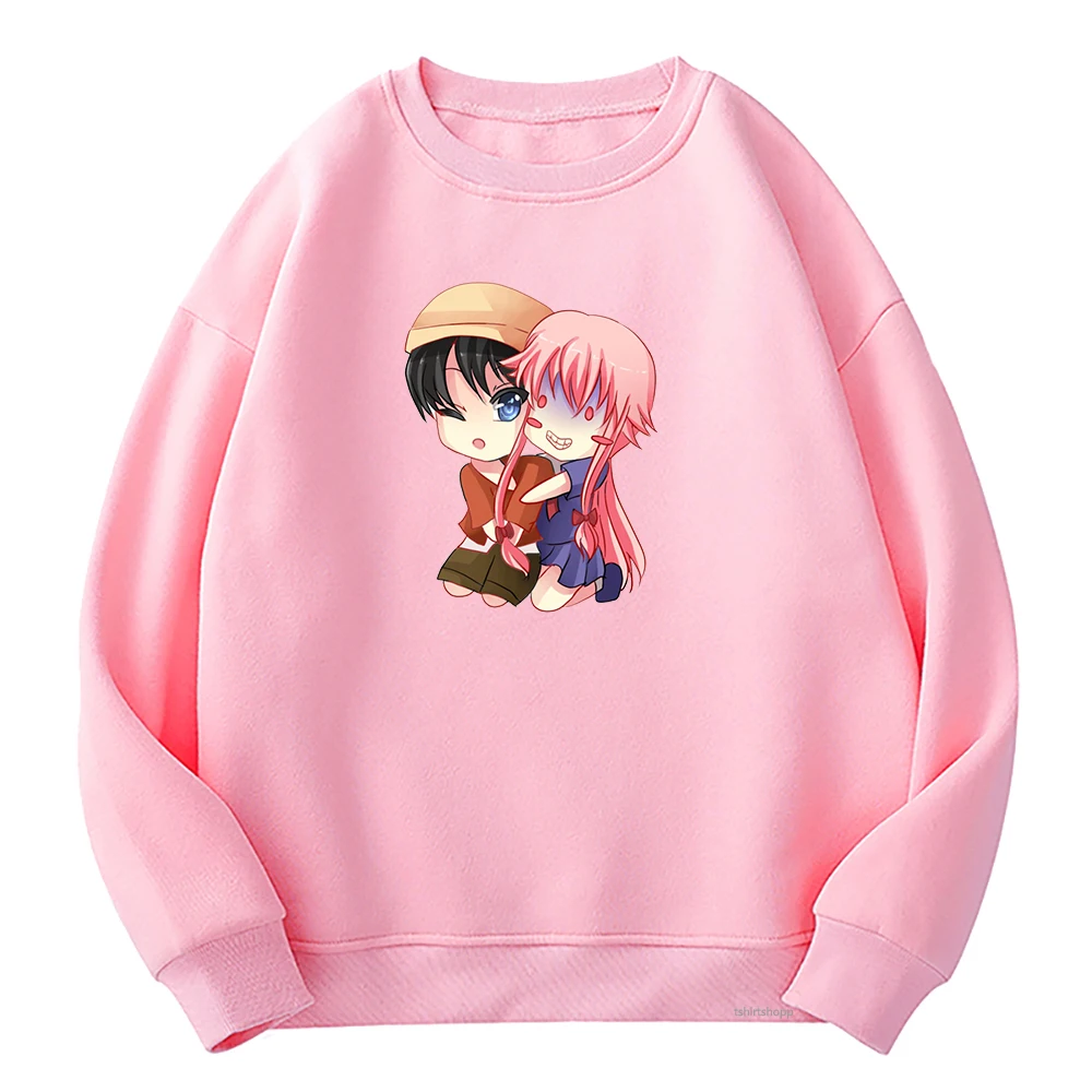 Anime Future Diary Hoodie Women Oversized O-Neck Hoodies Fleece Vintage Sweatshirts Cartoon Yuno Amano Chibi Clothes for Teens
Anime Future Diary Hoodie Women Oversized O-Neck Hoodies Fleece Vintage Sweatshirts Cartoon Yuno Amano Chibi Clothes for Teens