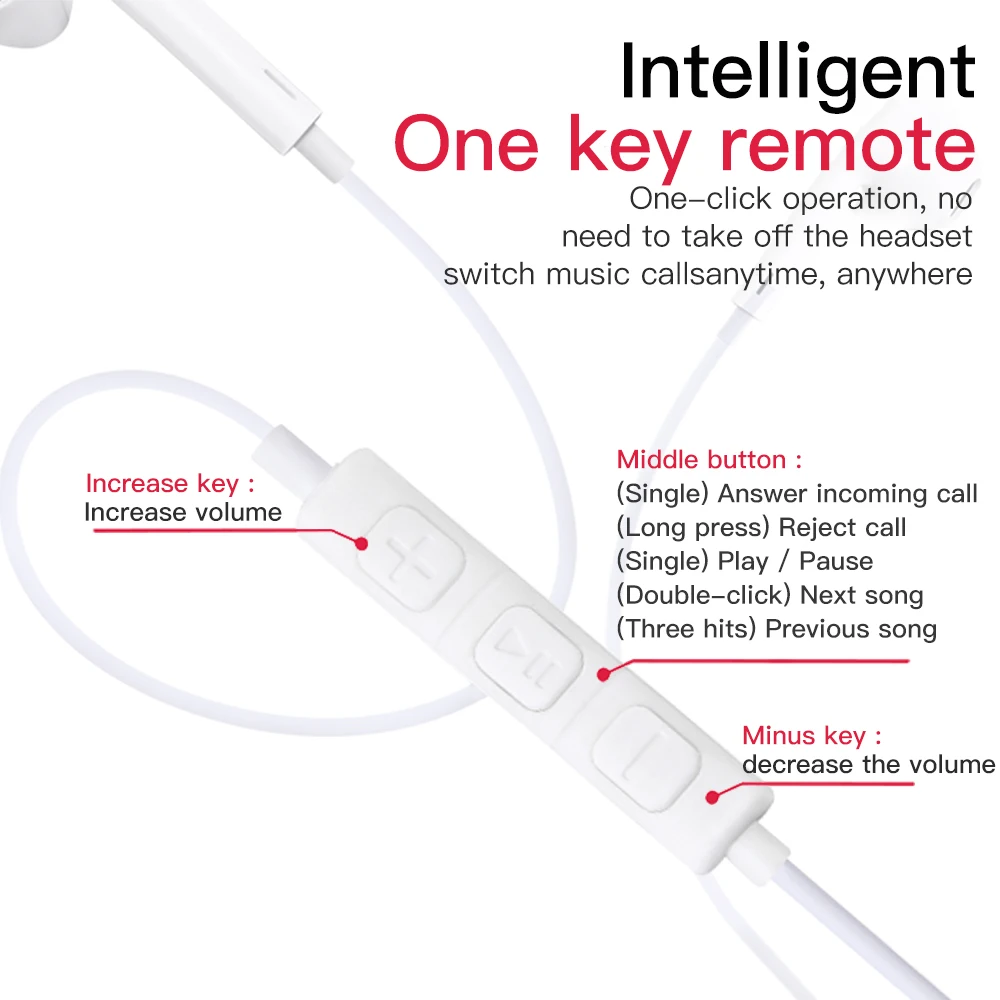 In Ear Earphone for iPhone SE 12 11 7 8 Plus XS MAX Pro Stereo Sound Wired Earbud with Microphone Wire Control Bluetooth Headset
In Ear Earphone for iPhone SE 12 11 7 8 Plus XS MAX Pro Stereo Sound Wired Earbud with Microphone Wire Control Bluetooth Headset