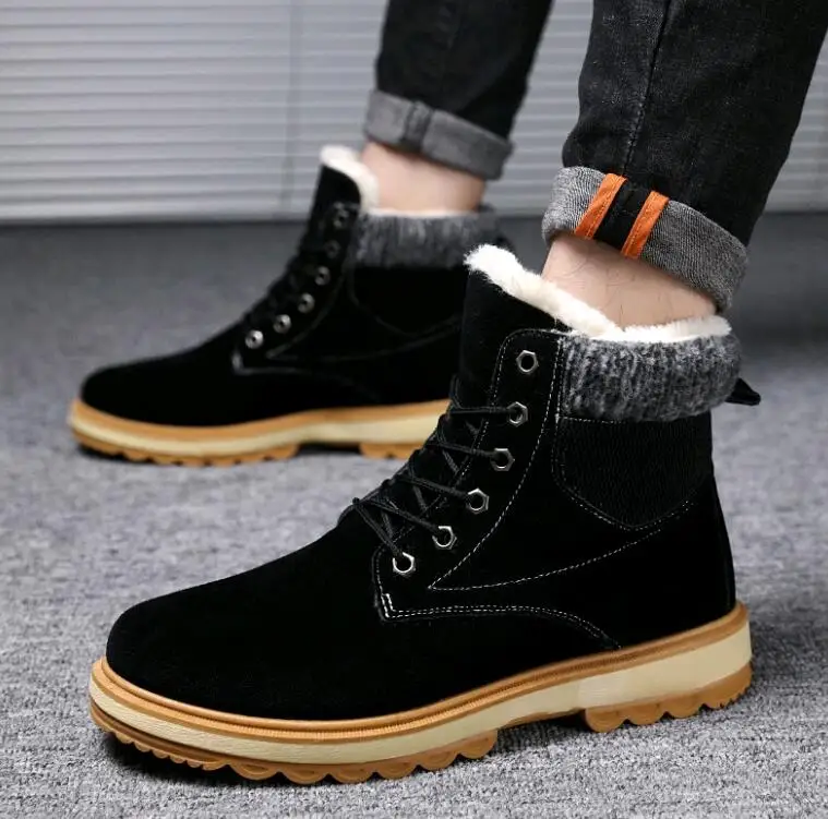 Big Size Autumn Winter Men Martin Boots Slip-On Boots Leather Breathable Ankle Boots Male Shoes timber land shoes
Big Size Autumn Winter Men Martin Boots Slip-On Boots Leather Breathable Ankle Boots Male Shoes timber land shoes