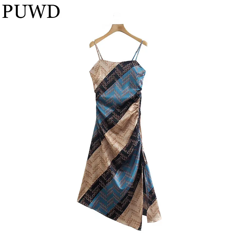 PUWD Elegant Girls Mini Dress Vintage Ladies Sleeveless Dress 2021 Autumn Fashion Chain Printing Female Chic Dresses
PUWD Elegant Girls Mini Dress Vintage Ladies Sleeveless Dress 2021 Autumn Fashion Chain Printing Female Chic Dresses