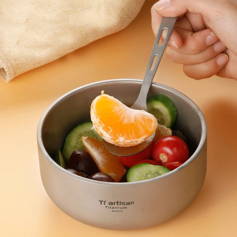 Outdoor Bowl Titanium Bowl Tableware Titanium Metal Rice Bowl Portable Pure Titanium Bowl 250/420ml Camping Bowl
Outdoor Bowl Titanium Bowl Tableware Titanium Metal Rice Bowl Portable Pure Titanium Bowl 250/420ml Camping Bowl