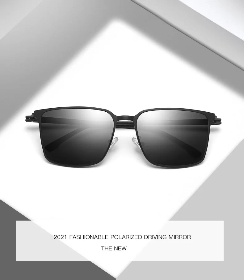 Солнцезащитные очки Мужские поляризационные в металлической оправе с защитой UV400
Солнцезащитные очки Мужские поляризационные в металлической оправе с защитой UV400