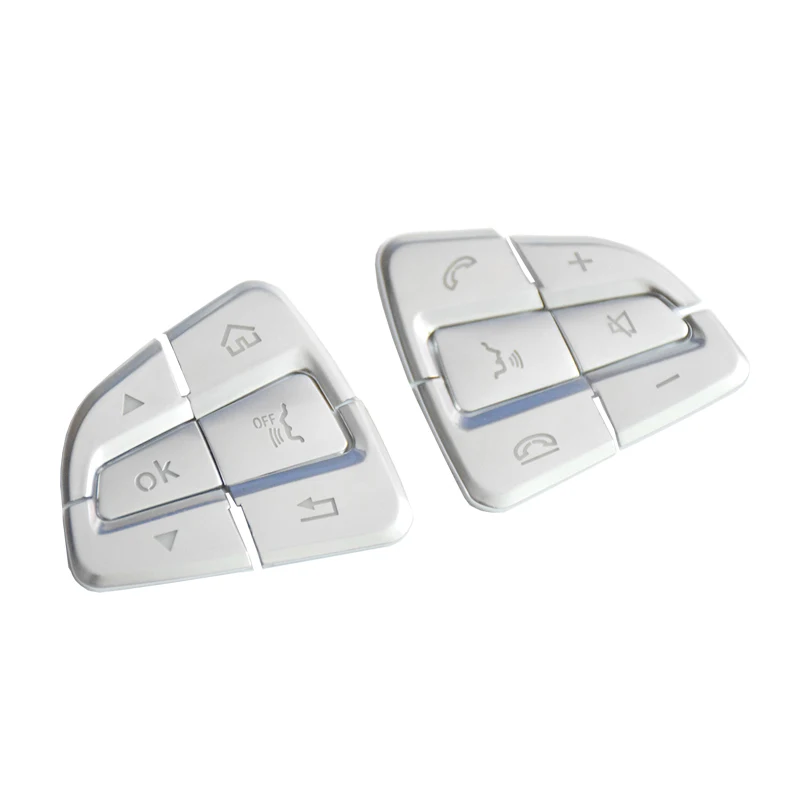 12Pcs Car Styling Steering Wheel Button Covers Trim Stickers for Mercedes Benz GLC X253 2015 2016 & C Class W205 2014 2015 Silve
12Pcs Car Styling Steering Wheel Button Covers Trim Stickers for Mercedes Benz GLC X253 2015 2016 & C Class W205 2014 2015 Silve