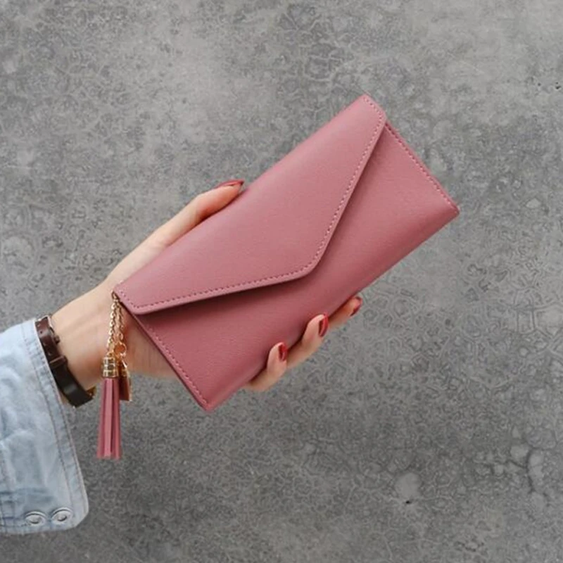 Long Women's Wallet Female Purses Tassel Coin Purse Card Holder Wallets Female Clutch Money Bag PU Leather Wallet
Long Women's Wallet Female Purses Tassel Coin Purse Card Holder Wallets Female Clutch Money Bag PU Leather Wallet