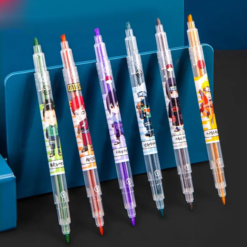 36 pcs/lot New Ninja Highlighter 6 Colors Double Head Fine Fluorescent Marker Liner Drawing Pens Office School Supplies
36 pcs/lot New Ninja Highlighter 6 Colors Double Head Fine Fluorescent Marker Liner Drawing Pens Office School Supplies