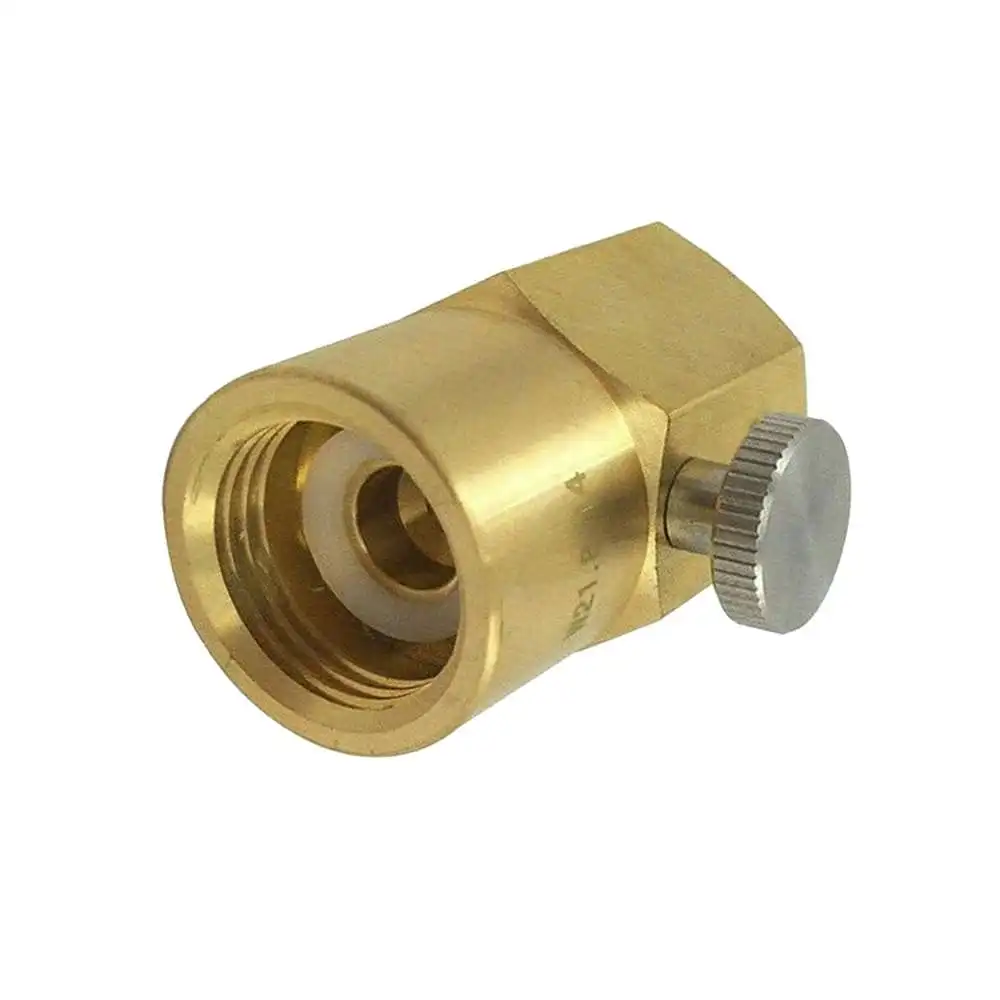 Valve Connector For Soda Stream Cylinder Refill Adapter Brass Filling Adapter Connector CGA320 To TR21.4
Valve Connector For Soda Stream Cylinder Refill Adapter Brass Filling Adapter Connector CGA320 To TR21.4