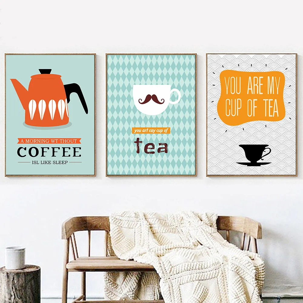 Cartoon Coffee Pot Coffee Wall Art Canvas Painting Nordic Posters and Prints Wall Pictures for Living Home Decoration Frameless
Cartoon Coffee Pot Coffee Wall Art Canvas Painting Nordic Posters and Prints Wall Pictures for Living Home Decoration Frameless