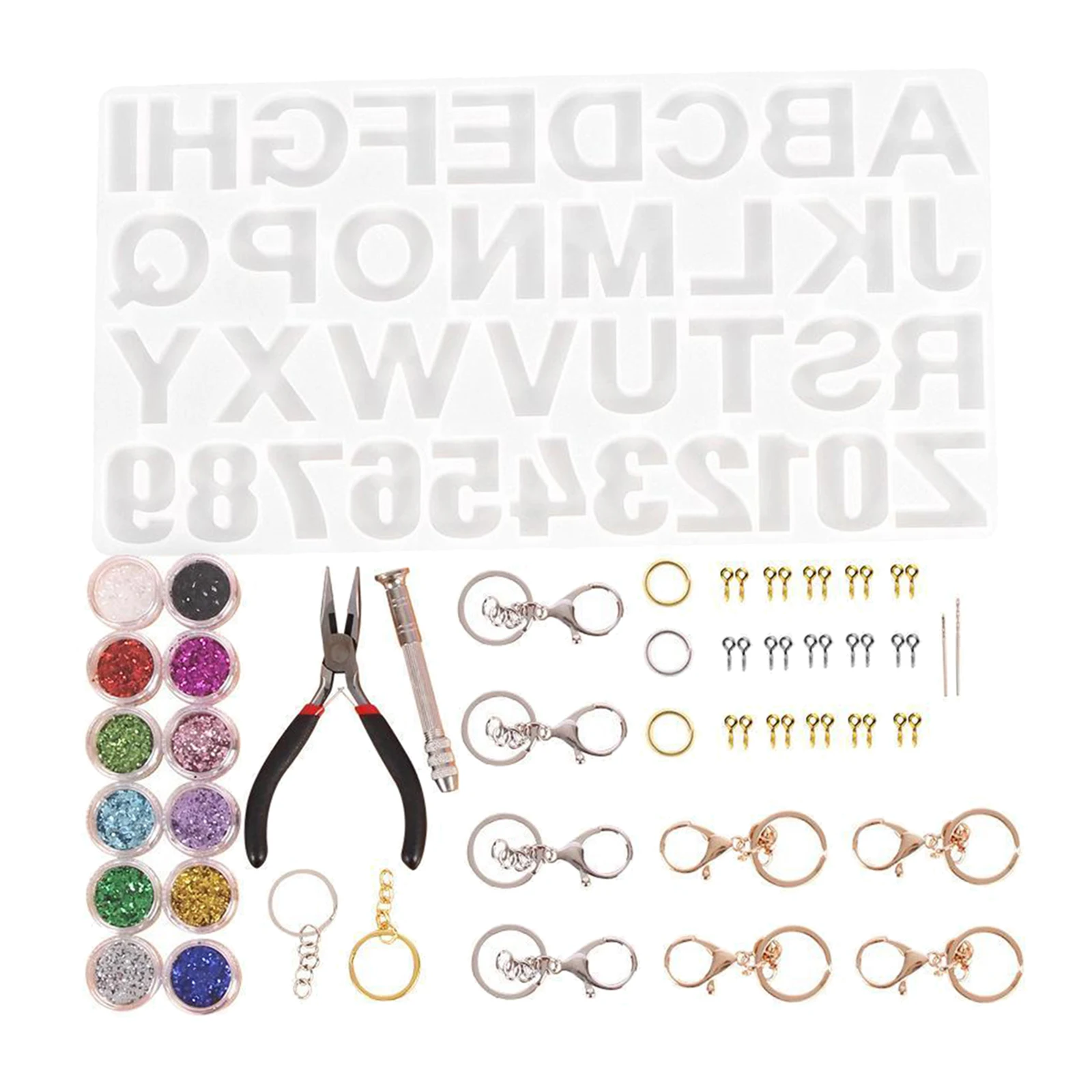 Silicone Jewelry Molds Alphabet Letter Molds Backward Resin Epoxy Keychain Rings 
Silicone Jewelry Molds Alphabet Letter Molds Backward Resin Epoxy Keychain Rings