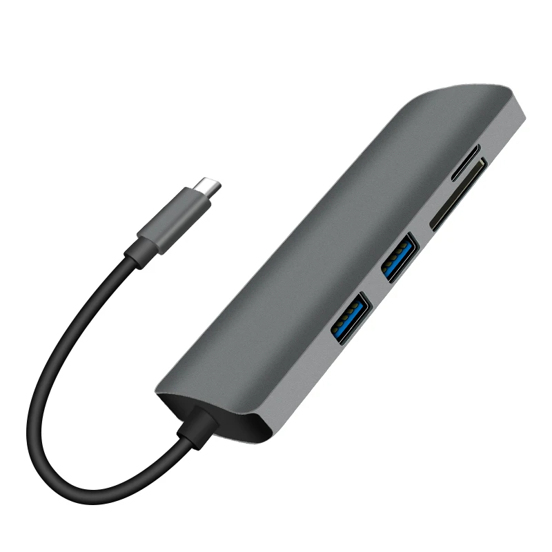 USB C-хаб 7 в 1, быстрое HDMI + PD + SD/TF + многофункциональное аудио-устройство для ПК и ноутбука
USB C-хаб 7 в 1, быстрое HDMI + PD + SD/TF + многофункциональное аудио-устройство для ПК и ноутбука