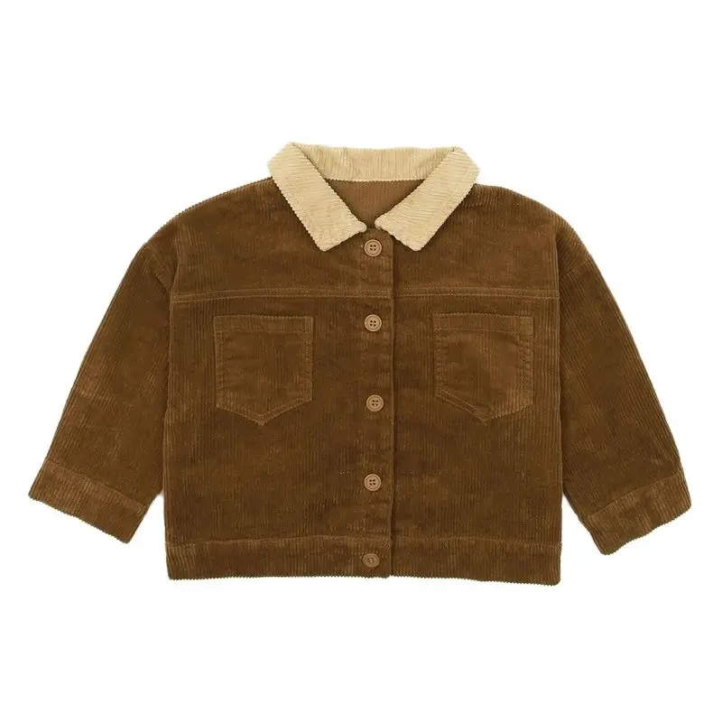 Spring And Autumn Boys And Girls Corduroy Jacket New Korean Version Of Japanese Fashion Clothing Long-sleeved Children's Coat
Spring And Autumn Boys And Girls Corduroy Jacket New Korean Version Of Japanese Fashion Clothing Long-sleeved Children's Coat