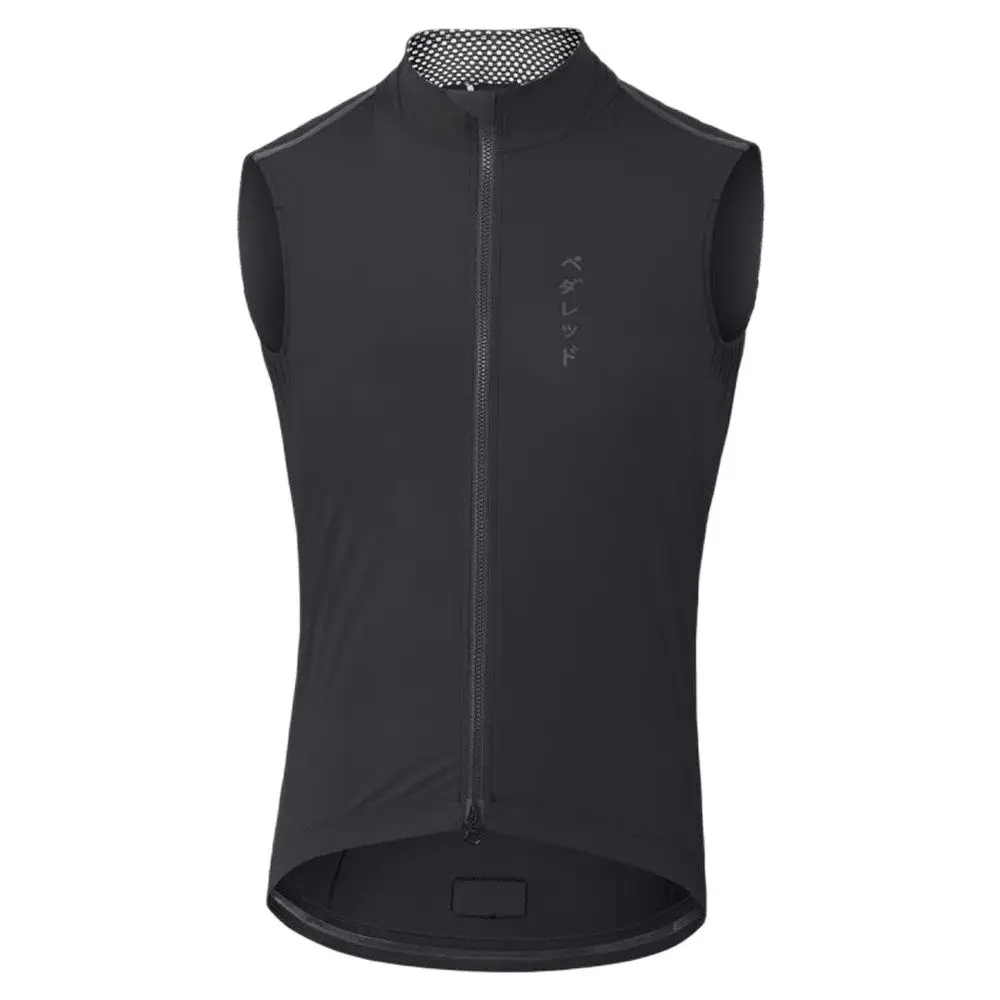 Pedaled Black Autumn Top Quality Pro Team Lightweight Windproof Cycling Gilet Men Or Women Cycling Windbreak Vest Mtb Wind Vest 
Pedaled Black Autumn Top Quality Pro Team Lightweight Windproof Cycling Gilet Men Or Women Cycling Windbreak Vest Mtb Wind Vest