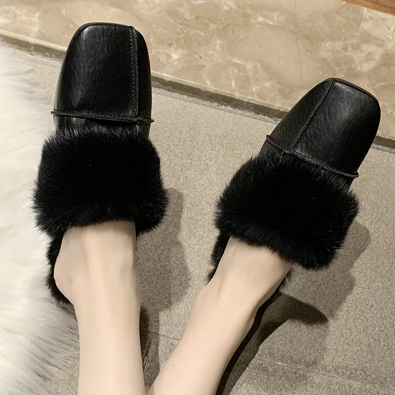 Women Slippers Indoor Flat Shoes Solid Color 2020 Autumn Fashion Office Baotou Slippers Slip-on Comfortable Fur Woman Shoes
Women Slippers Indoor Flat Shoes Solid Color 2020 Autumn Fashion Office Baotou Slippers Slip-on Comfortable Fur Woman Shoes