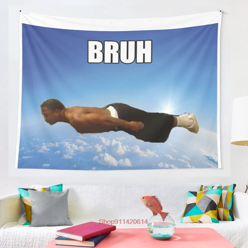 Bruh Dude tapestry home decoration witchcraft tapestry Mandala wall decoration Hippie Bohemian decorative sheet sofa blanket 
Bruh Dude tapestry home decoration witchcraft tapestry Mandala wall decoration Hippie Bohemian decorative sheet sofa blanket