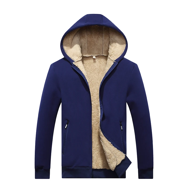 Winter Thickening Hoodies Men Casual Jacket Fur Lining Solid Warm Cloth Zipper Coats Sweatshirts Cashmere Parkas
Winter Thickening Hoodies Men Casual Jacket Fur Lining Solid Warm Cloth Zipper Coats Sweatshirts Cashmere Parkas