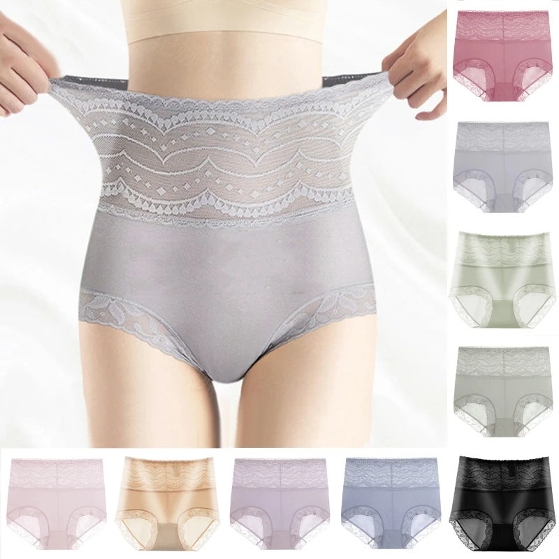 High Waist Lace Panties Women Seamless Slimming Tummy Control Briefs Sexy Shapers Lingerie Cotton Health Knickers
High Waist Lace Panties Women Seamless Slimming Tummy Control Briefs Sexy Shapers Lingerie Cotton Health Knickers