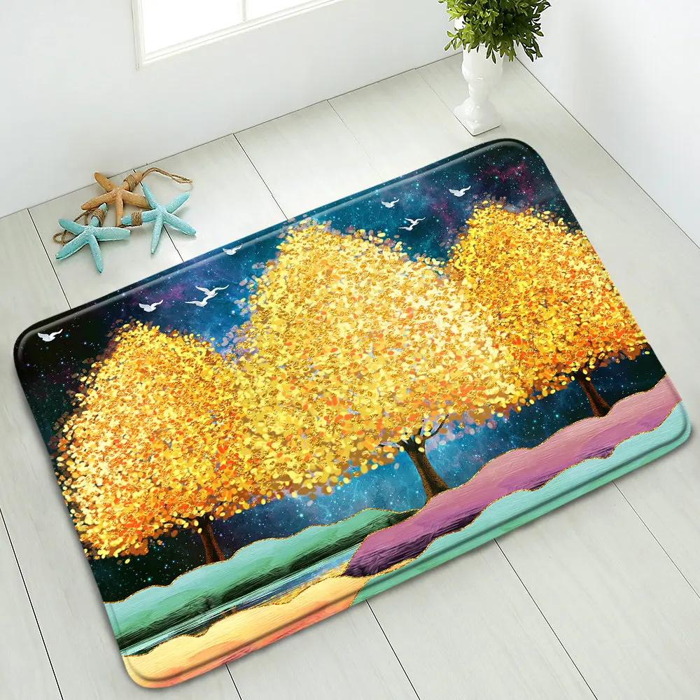 Fuji Mountain Cherry Blossoms Bath Mat Cartoon Ocean Non-Slip Mats Kitchen Dedroom Water Absorption Doormat Foot Pads Washable 
Fuji Mountain Cherry Blossoms Bath Mat Cartoon Ocean Non-Slip Mats Kitchen Dedroom Water Absorption Doormat Foot Pads Washable