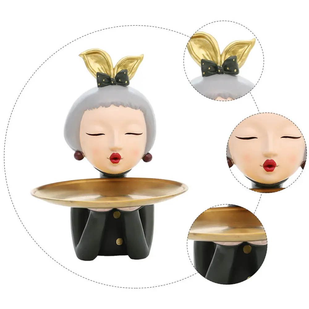 1Pc Creative Desk Ornament Creative Storage Tray Sundries Tray for Shop Home Banquet
1Pc Creative Desk Ornament Creative Storage Tray Sundries Tray for Shop Home Banquet