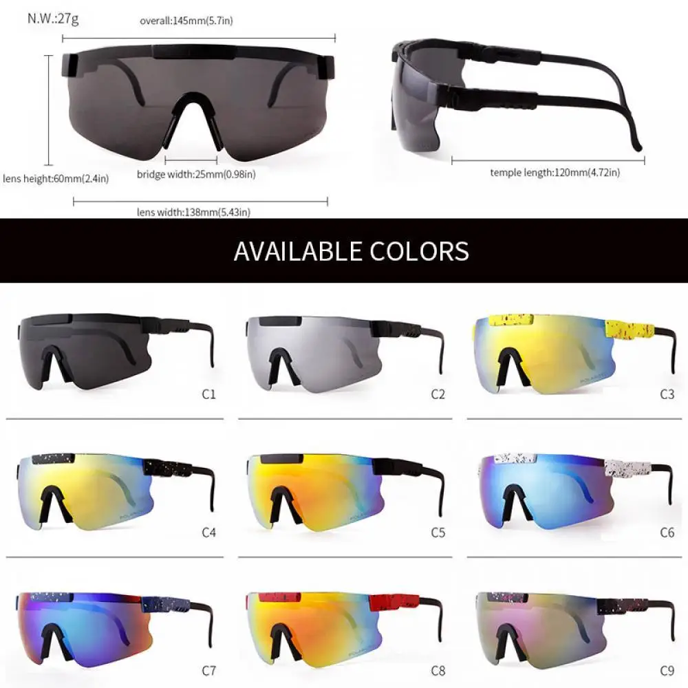 2021 Fashion Polarized Sunglasses Women Men Big Frame Mirrored Lens Sun Glasses Flat Top Windproof Sport Goggle UV400 Gafas
2021 Fashion Polarized Sunglasses Women Men Big Frame Mirrored Lens Sun Glasses Flat Top Windproof Sport Goggle UV400 Gafas