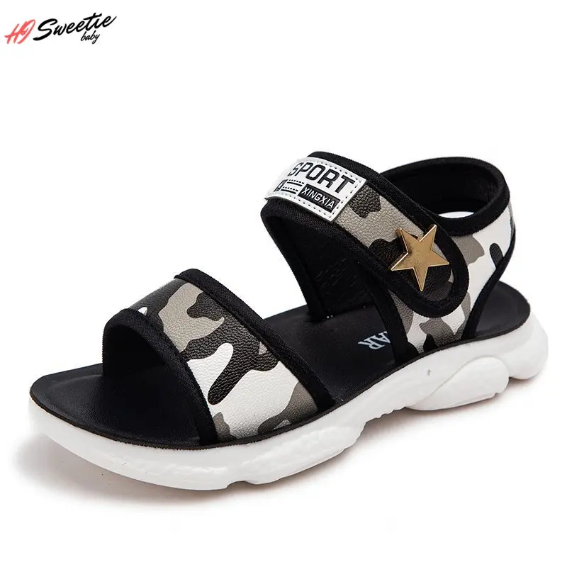 Ultralight Sole Boys Camouflage Girls Children Sandals Solid Soft Sole Summer Open Toe Cartoon Beach Shoes for Students
Ultralight Sole Boys Camouflage Girls Children Sandals Solid Soft Sole Summer Open Toe Cartoon Beach Shoes for Students