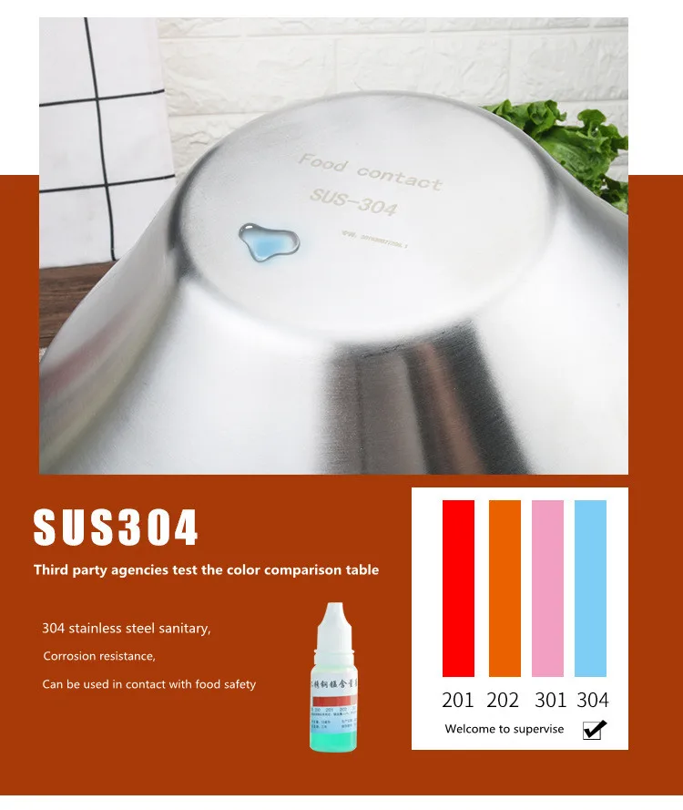 Ramen Bowl 304 stainless steel single-layer cold noodle bowl Korea mixed bowl mixed noodle bowl creative soup big bowl
Ramen Bowl 304 stainless steel single-layer cold noodle bowl Korea mixed bowl mixed noodle bowl creative soup big bowl