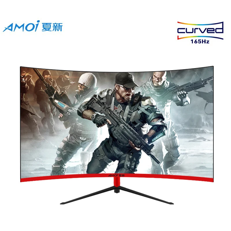 Монитор СВЕТОДИОДНЫЙ Amoi 27 дюймов 165 Гц 1MS 1080P изогнутый HDMI/VGA|Мониторы| |