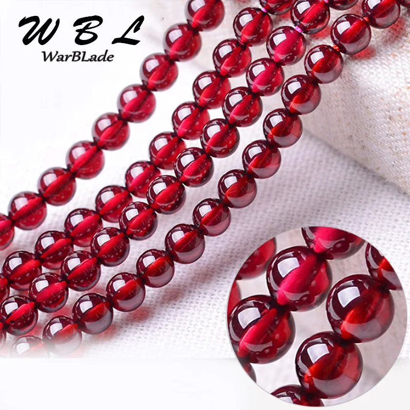 WarBLade AAAAAA Natural Stone Collection Grade Wine Red Garnet Beads Round Loose Beads For DIY Bracelet Jewelry Making 2mm - 7mm
WarBLade AAAAAA Natural Stone Collection Grade Wine Red Garnet Beads Round Loose Beads For DIY Bracelet Jewelry Making 2mm - 7mm