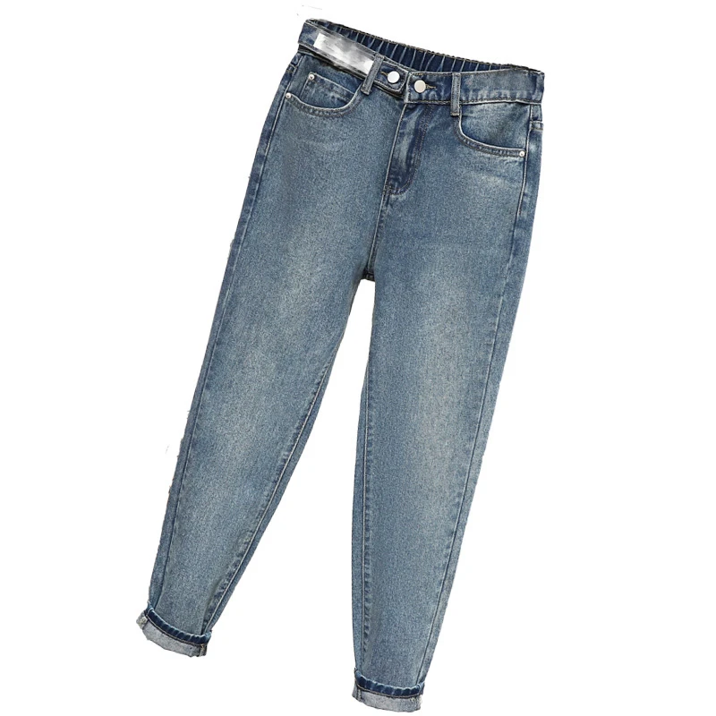 2021 5XL High Waist Jeans Women Plus Size Harem Pants Casual Vintage Boyfriend Jeans For Women Loose Streetwear Mom Jeans Mujer 
2021 5XL High Waist Jeans Women Plus Size Harem Pants Casual Vintage Boyfriend Jeans For Women Loose Streetwear Mom Jeans Mujer