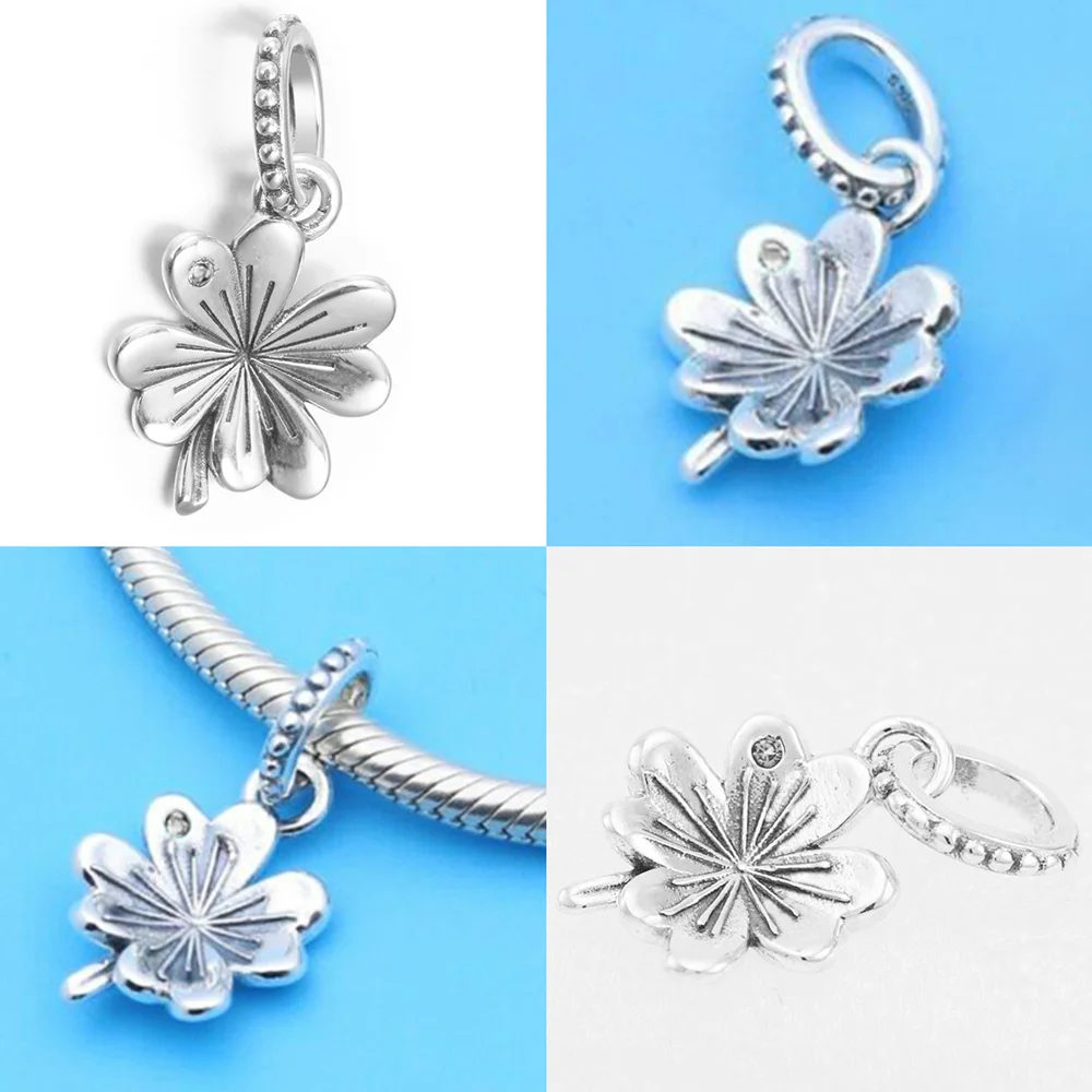 925 Silver Clover Charm Beads Pendant For Fit Original Charms Bracelets Sterling Original Bangle Necklace Jewelry Making DIY
925 Silver Clover Charm Beads Pendant For Fit Original Charms Bracelets Sterling Original Bangle Necklace Jewelry Making DIY