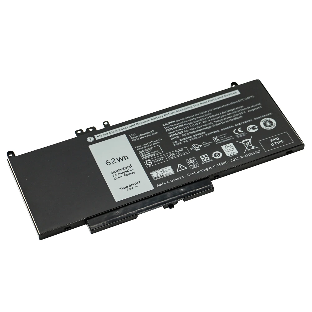 Original Laptop Battery 6MT4T For Dell Latitude Precision 14 15 5470 E5470 5570 E5570 3510 M3510 Series 7V69Y TXF9M 79VRK 62Wh
Original Laptop Battery 6MT4T For Dell Latitude Precision 14 15 5470 E5470 5570 E5570 3510 M3510 Series 7V69Y TXF9M 79VRK 62Wh
